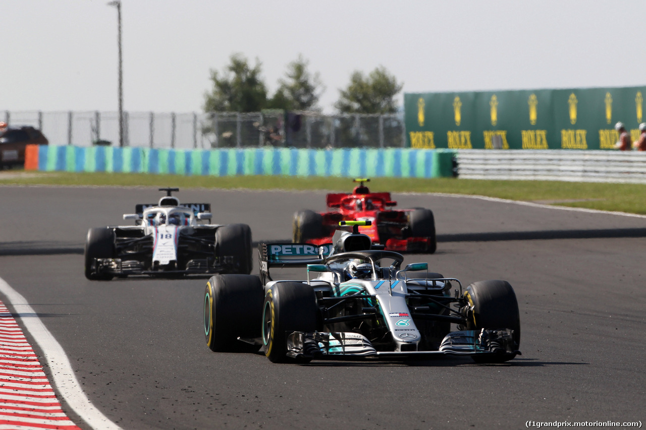 GP UNGHERIA, 29.07.2018 - Gara, Valtteri Bottas (FIN) Mercedes AMG F1 W09