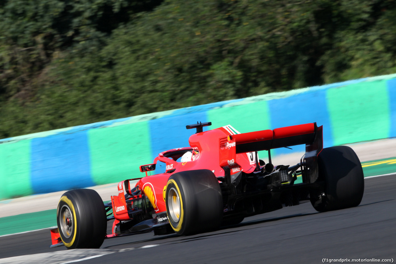 GP UNGHERIA, 29.07.2018 - Gara, Sebastian Vettel (GER) Ferrari SF71H