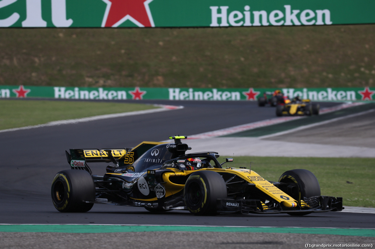 GP UNGHERIA, 29.07.2018 - Gara, Carlos Sainz Jr (ESP) Renault Sport F1 Team RS18