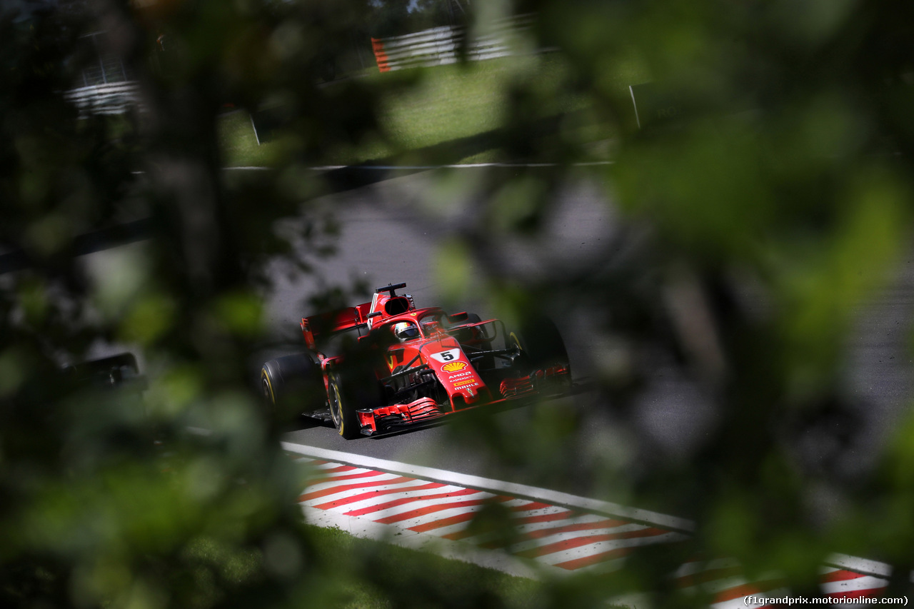 GP UNGHERIA, 29.07.2018 - Gara, Sebastian Vettel (GER) Ferrari SF71H