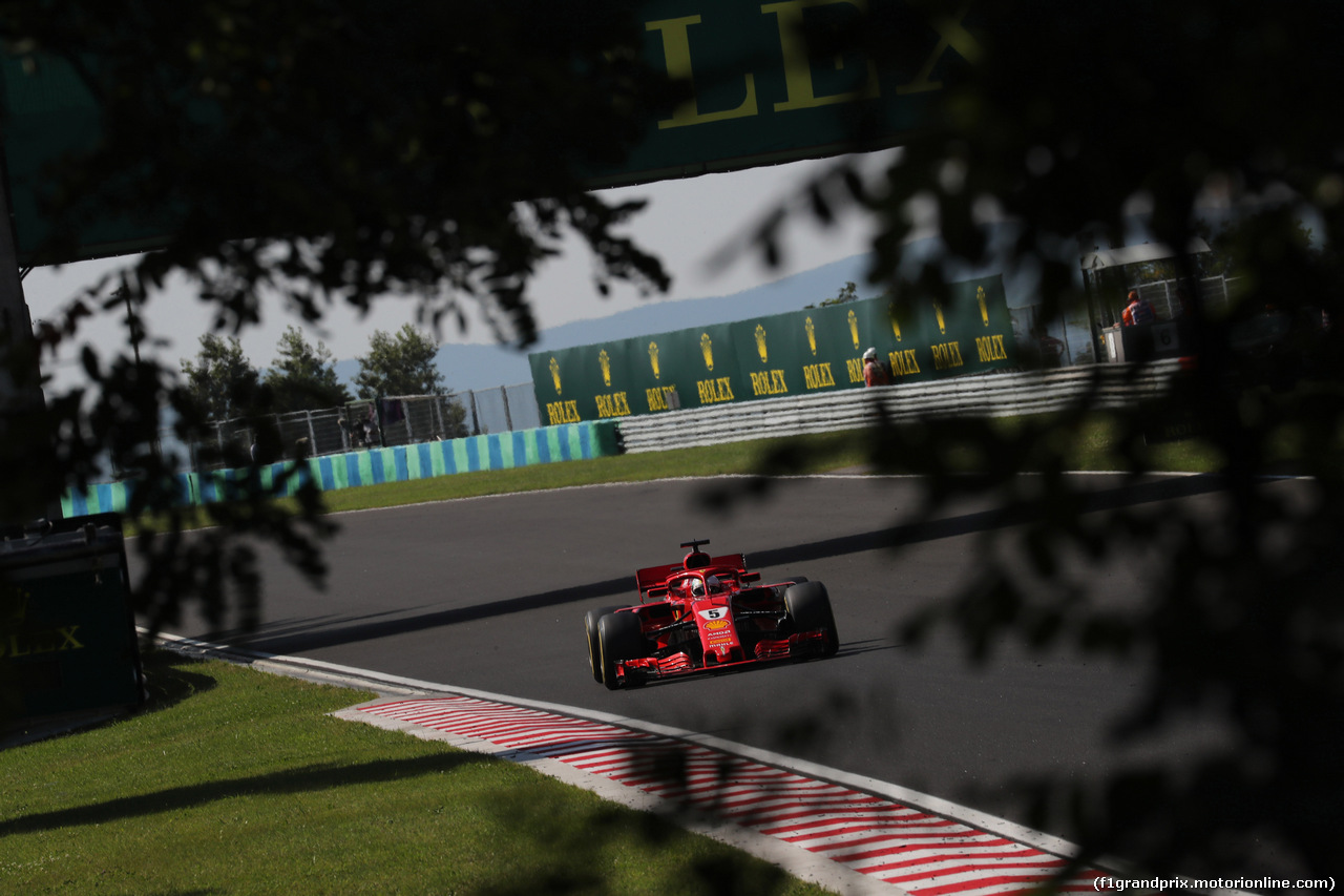 GP UNGHERIA, 29.07.2018 - Gara, Sebastian Vettel (GER) Ferrari SF71H
