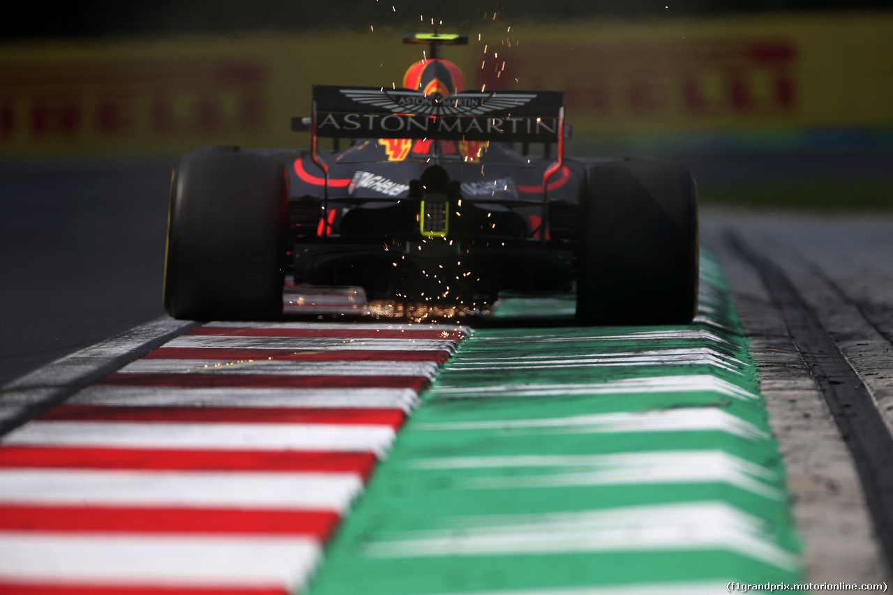 GP UNGHERIA, 27.07.2018 - Prove Libere 2, Max Verstappen (NED) Red Bull Racing RB14