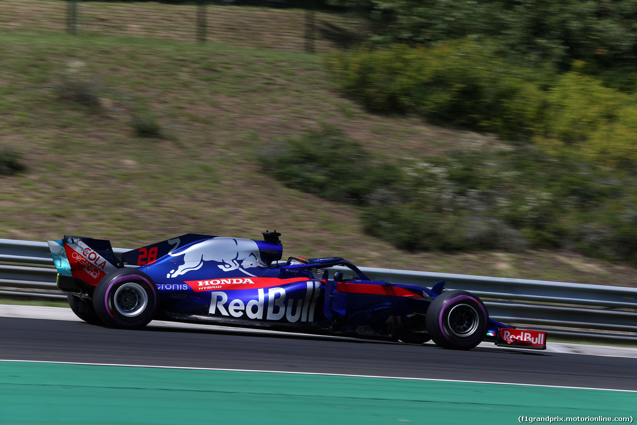 GP UNGHERIA, 28.07.2018 - Prove Libere 3, Brendon Hartley (NZL) Scuderia Toro Rosso STR13