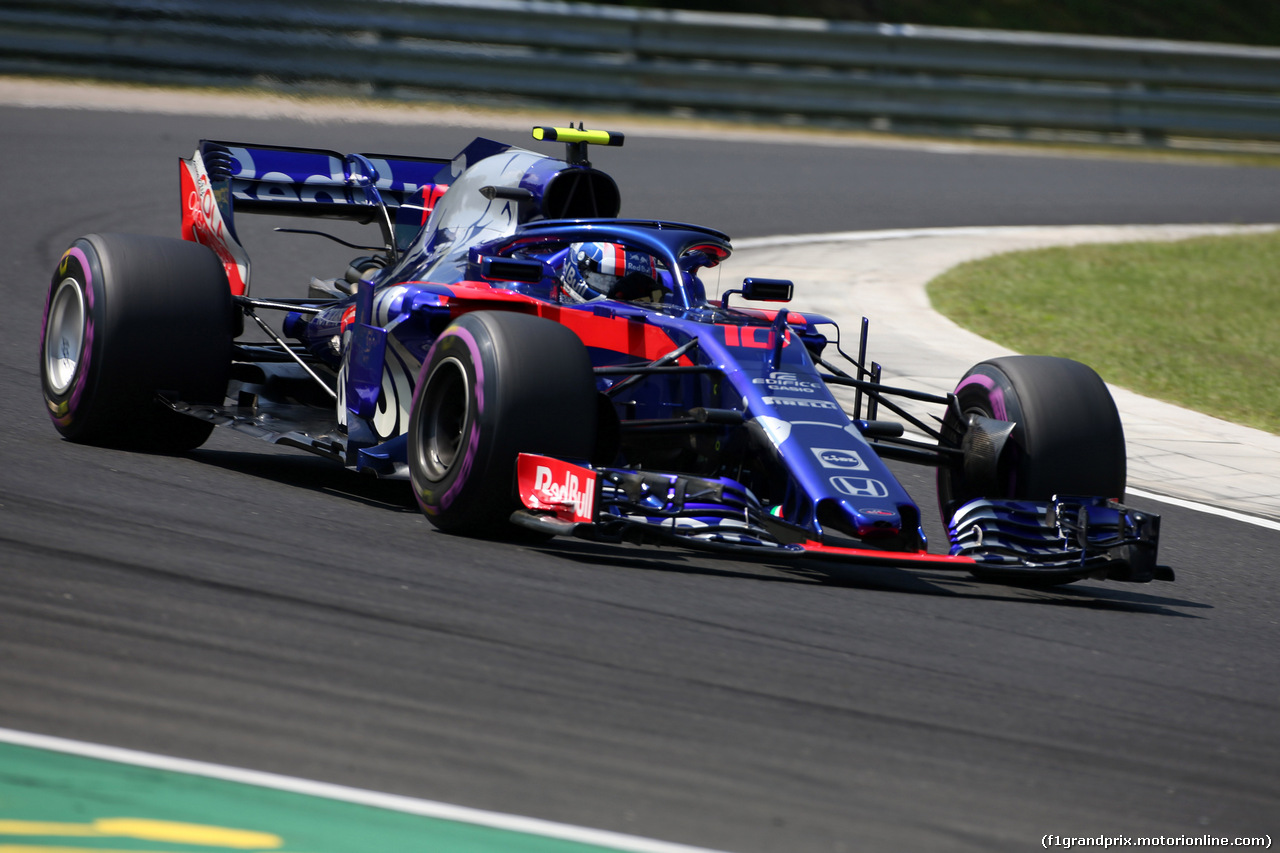 GP UNGHERIA, 28.07.2018 - Prove Libere 3, Pierre Gasly (FRA) Scuderia Toro Rosso STR13