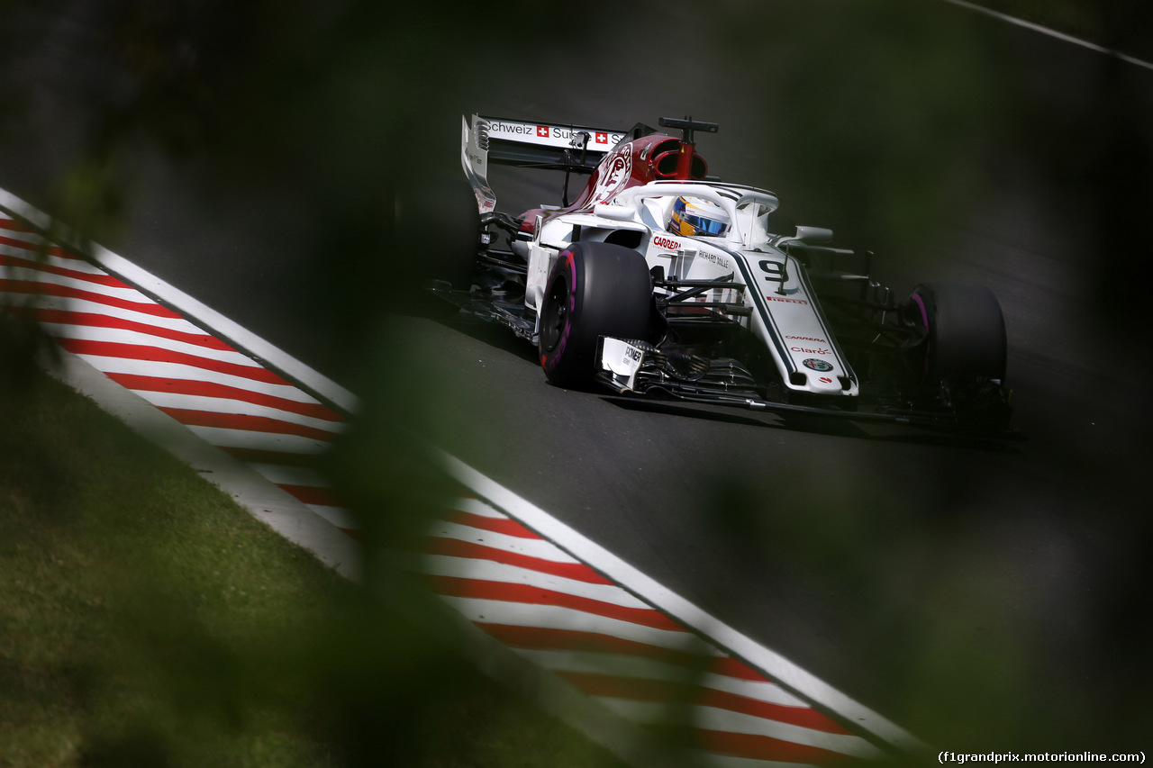GP UNGHERIA, 28.07.2018 - Prove Libere 3, Marcus Ericsson (SUE) Sauber C37