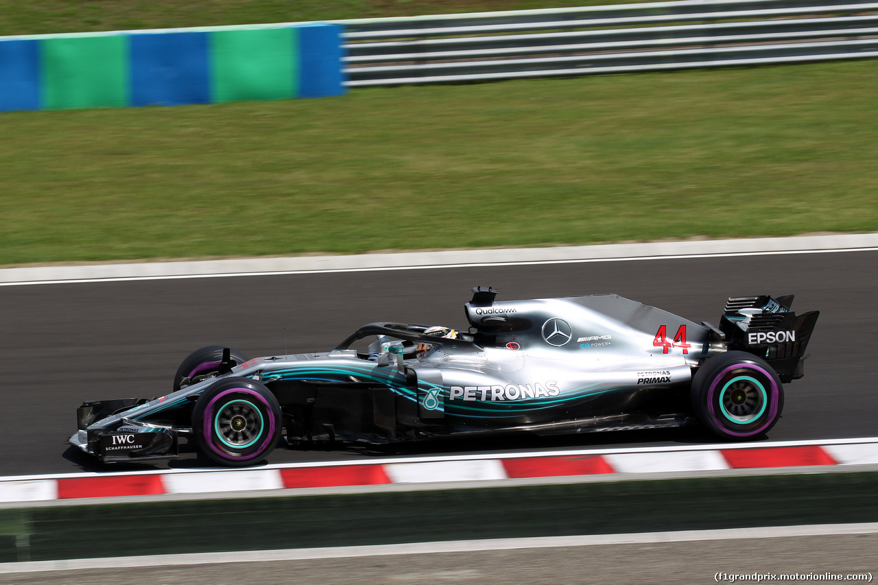 GP UNGHERIA, 28.07.2018 - Prove Libere 3, Lewis Hamilton (GBR) Mercedes AMG F1 W09