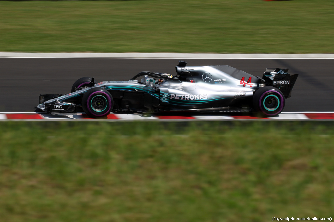 GP UNGHERIA, 28.07.2018 - Prove Libere 3, Lewis Hamilton (GBR) Mercedes AMG F1 W09