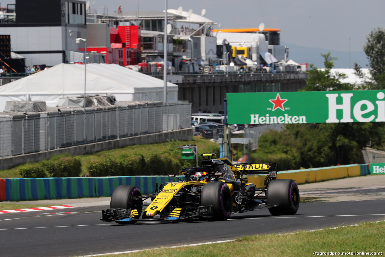 GP UNGHERIA, 28.07.2018 - Prove Libere 3, Carlos Sainz Jr (ESP) Renault Sport F1 Team RS18