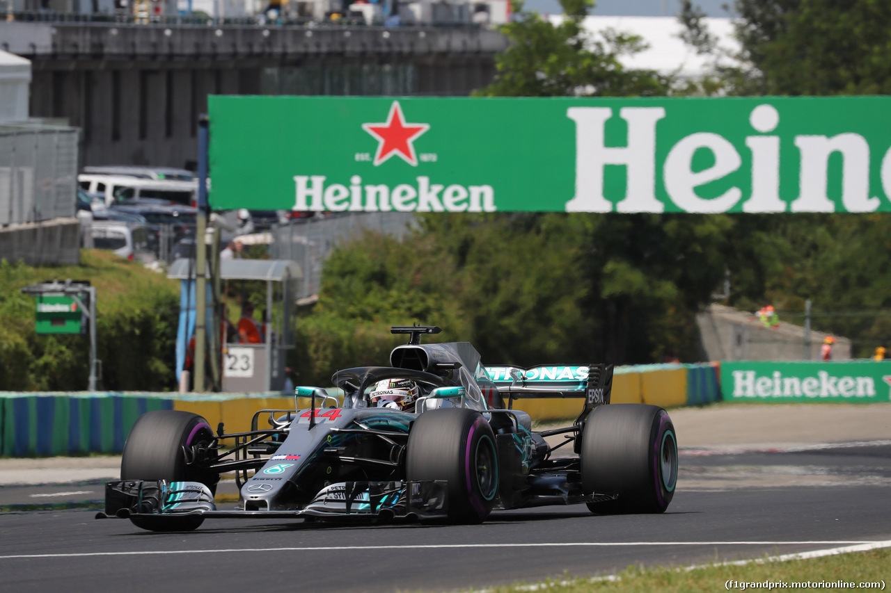 GP UNGHERIA, 28.07.2018 - Prove Libere 3, Lewis Hamilton (GBR) Mercedes AMG F1 W09