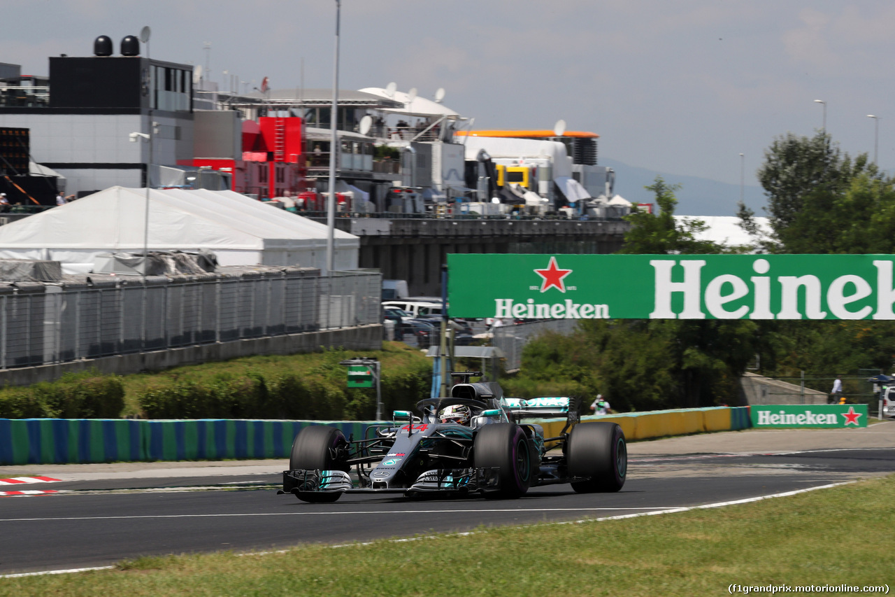 GP UNGHERIA, 28.07.2018 - Prove Libere 3, Lewis Hamilton (GBR) Mercedes AMG F1 W09