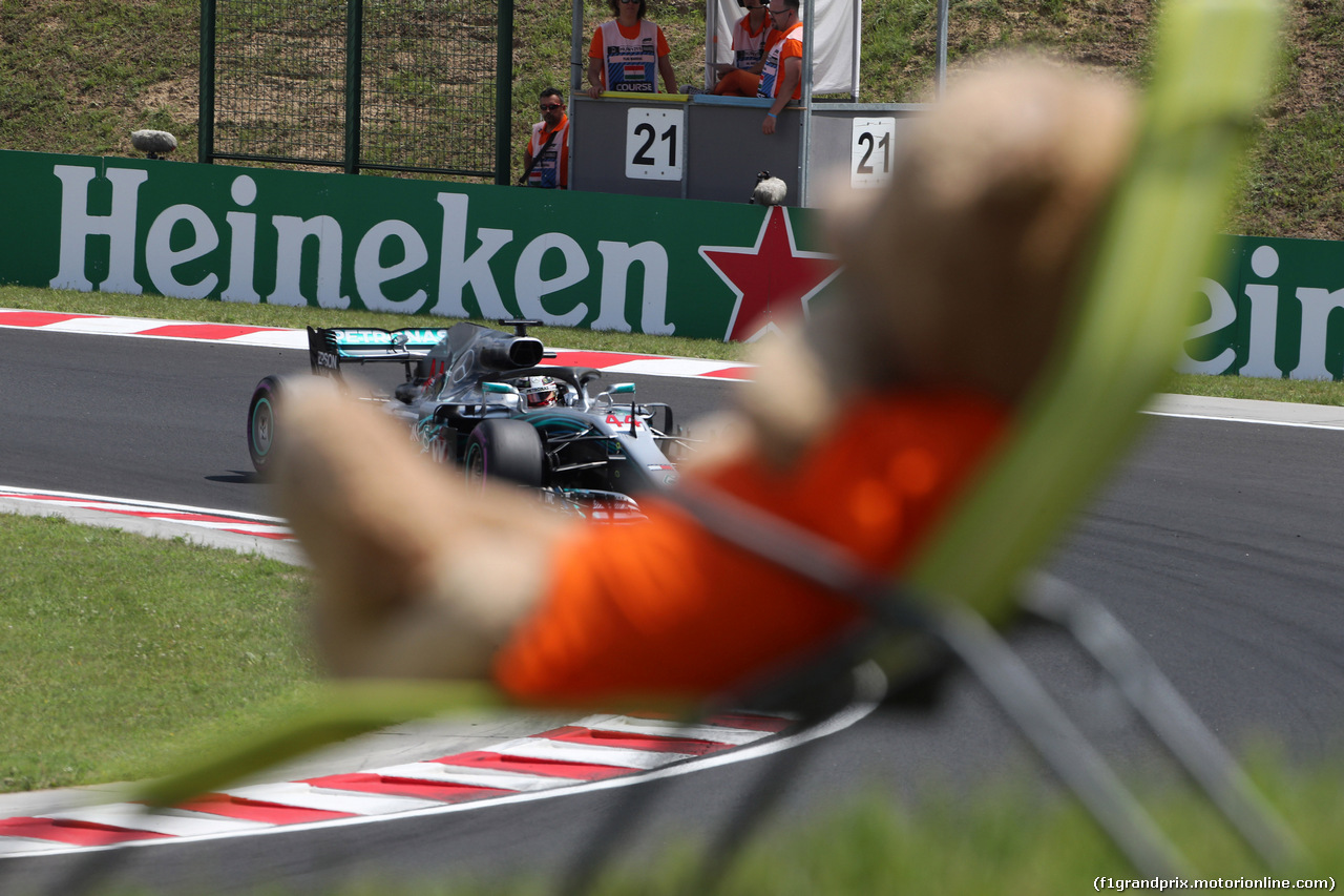 GP UNGHERIA, 28.07.2018 - Prove Libere 3, Lewis Hamilton (GBR) Mercedes AMG F1 W09