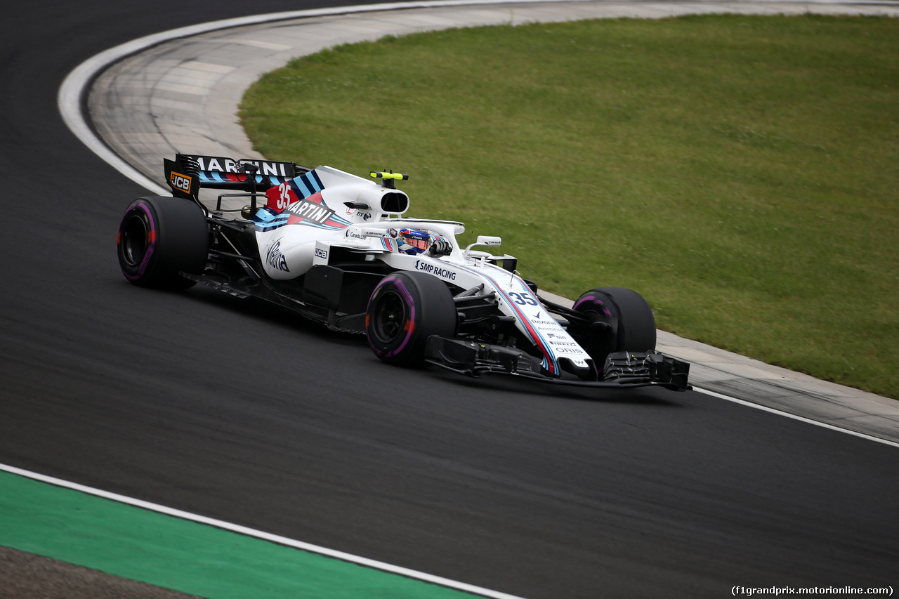 GP UNGHERIA, 28.07.2018 - Qualifiche, Sergey Sirotkin (RUS) Williams FW41