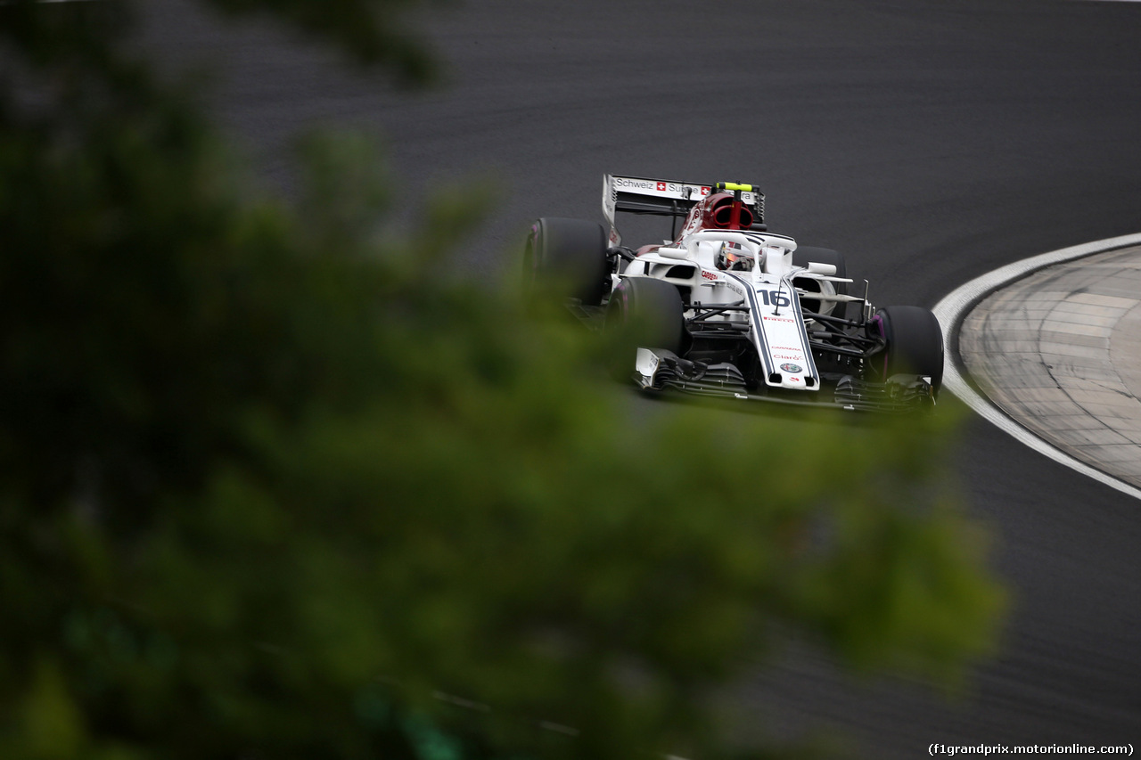 GP UNGHERIA, 28.07.2018 - Qualifiche, Charles Leclerc (MON) Sauber C37