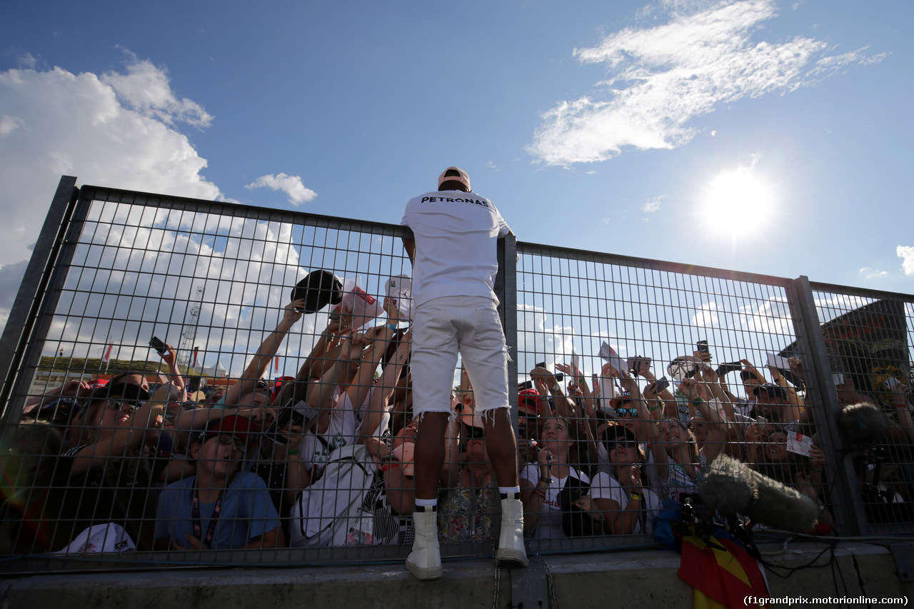 GP UNGHERIA, 26.07.2018 - Autograph session, Lewis Hamilton (GBR) Mercedes AMG F1 W09
