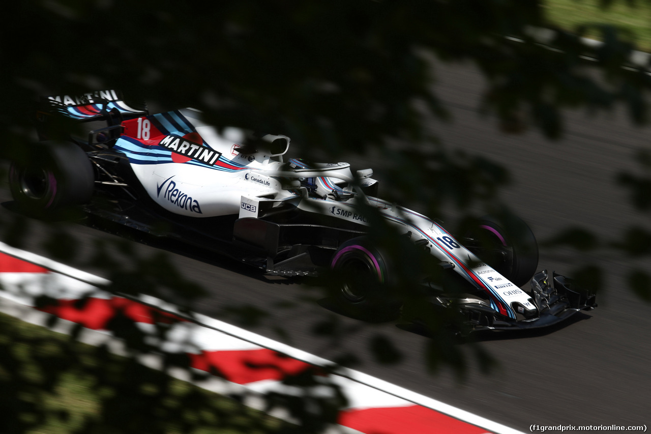 GP UNGHERIA, 27.07.2018 - Prove Libere 1, Lance Stroll (CDN) Williams FW41
