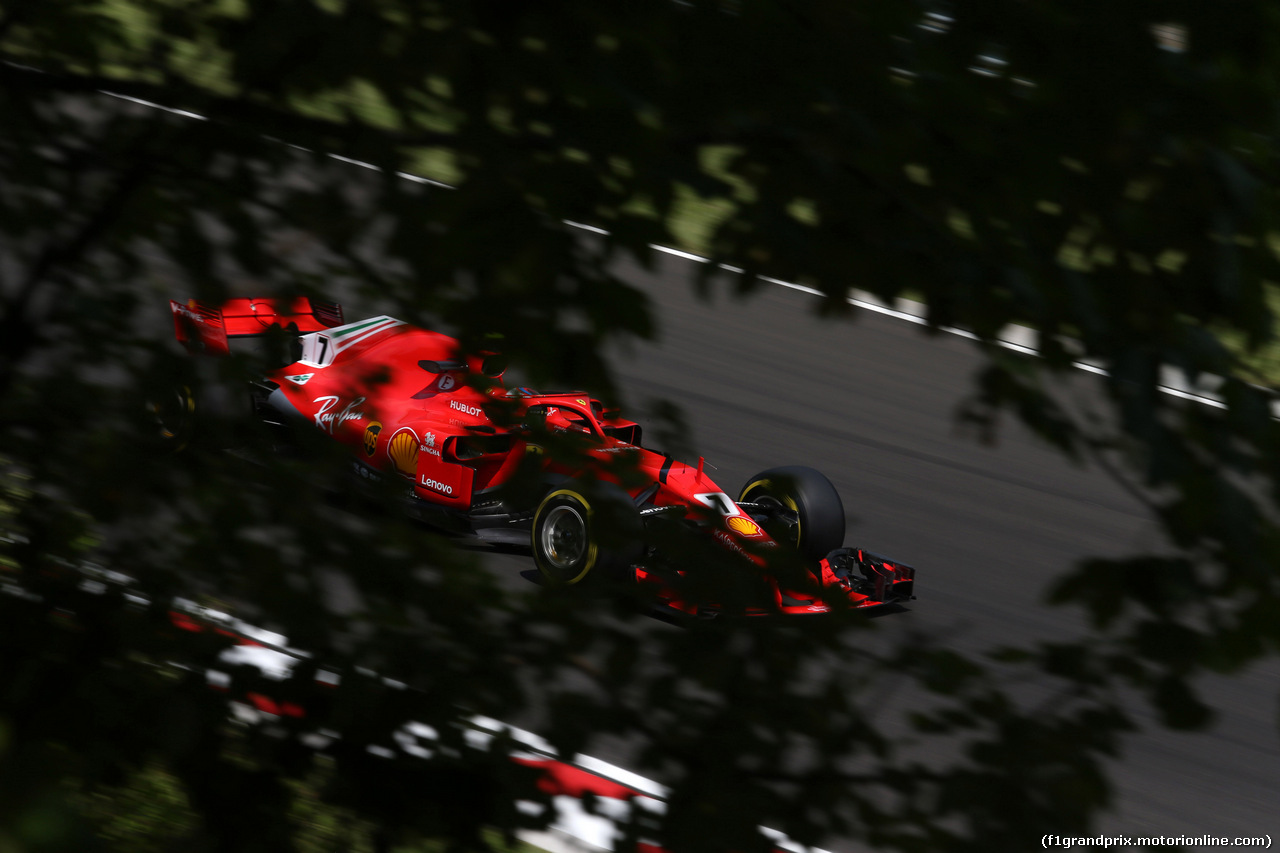 GP UNGHERIA, 27.07.2018 - Prove Libere 1, Kimi Raikkonen (FIN) Ferrari SF71H