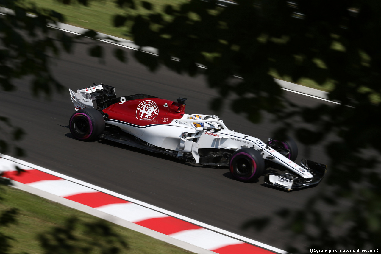 GP UNGHERIA, 27.07.2018 - Prove Libere 1, Marcus Ericsson (SUE) Sauber C37
