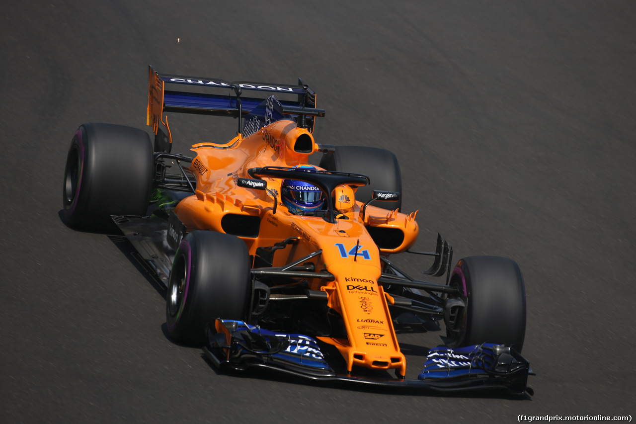 GP UNGHERIA, 27.07.2018 - Prove Libere 1, Fernando Alonso (ESP) McLaren MCL33