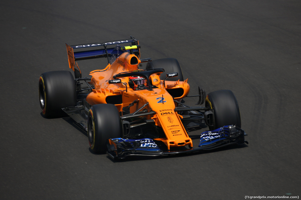 GP UNGHERIA, 27.07.2018 - Prove Libere 1, Stoffel Vandoorne (BEL) McLaren MCL33