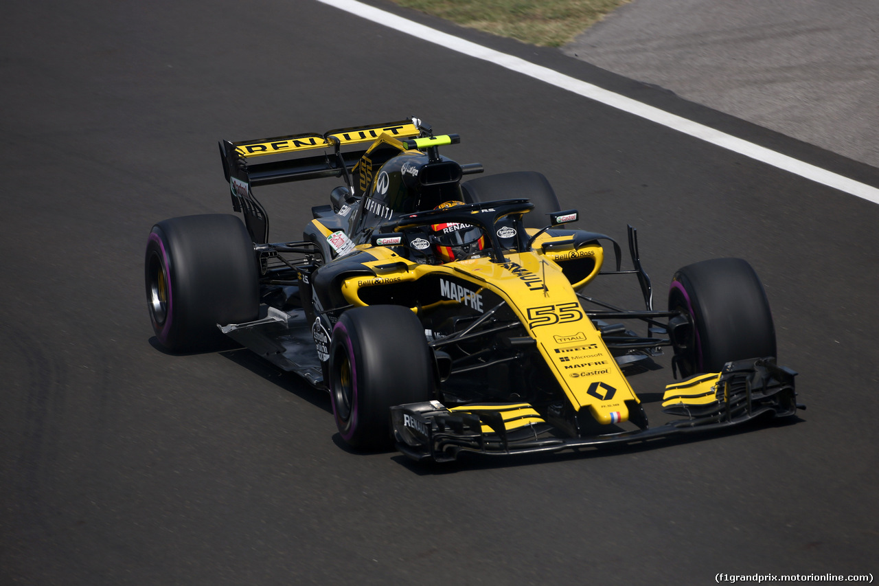 GP UNGHERIA, 27.07.2018 - Prove Libere 1, Carlos Sainz Jr (ESP) Renault Sport F1 Team RS18