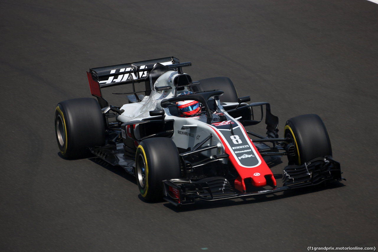 GP UNGHERIA, 27.07.2018 - Prove Libere 1, Romain Grosjean (FRA) Haas F1 Team VF-18