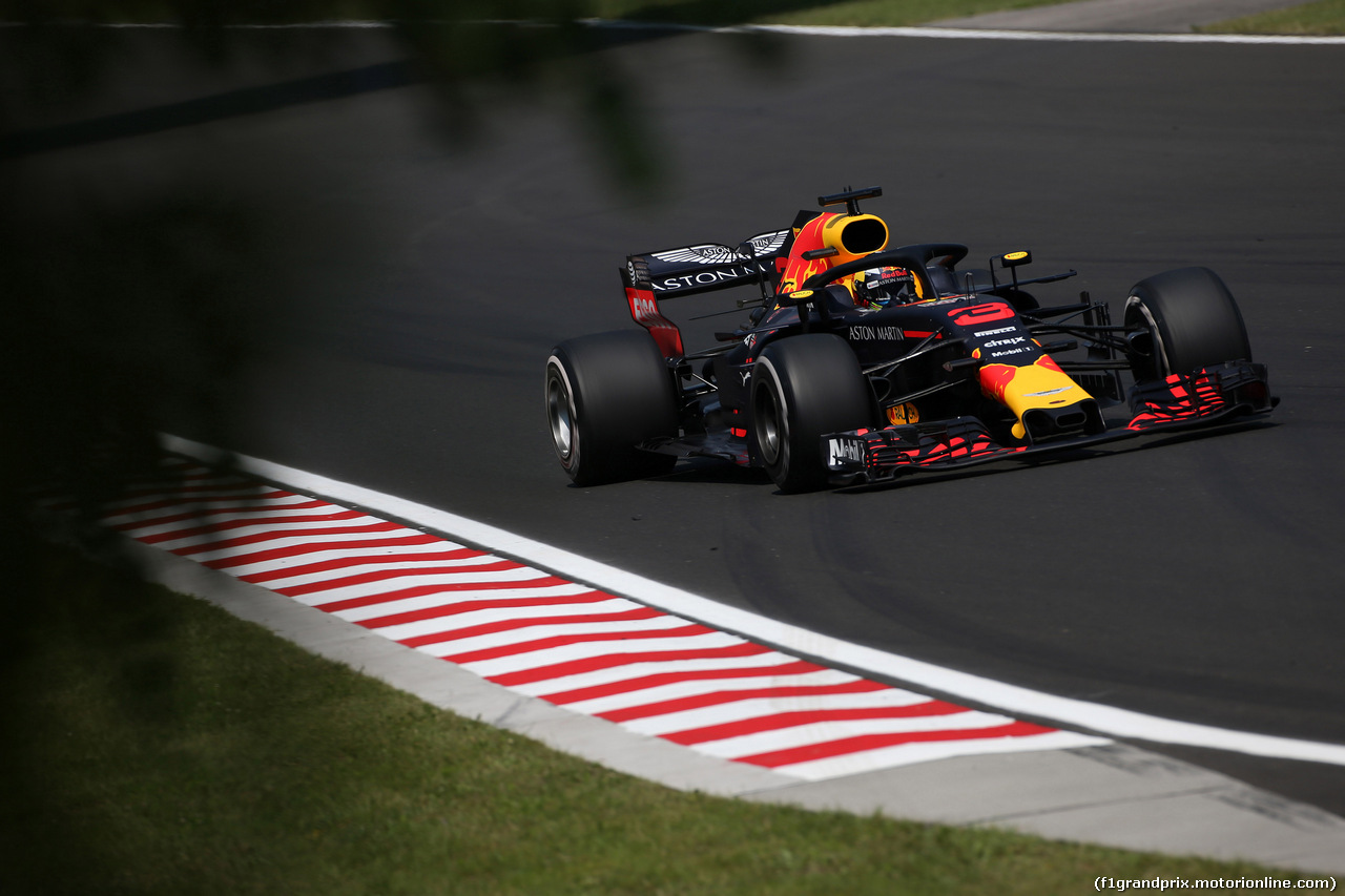 GP UNGHERIA, 27.07.2018 - Prove Libere 1, Daniel Ricciardo (AUS) Red Bull Racing RB14