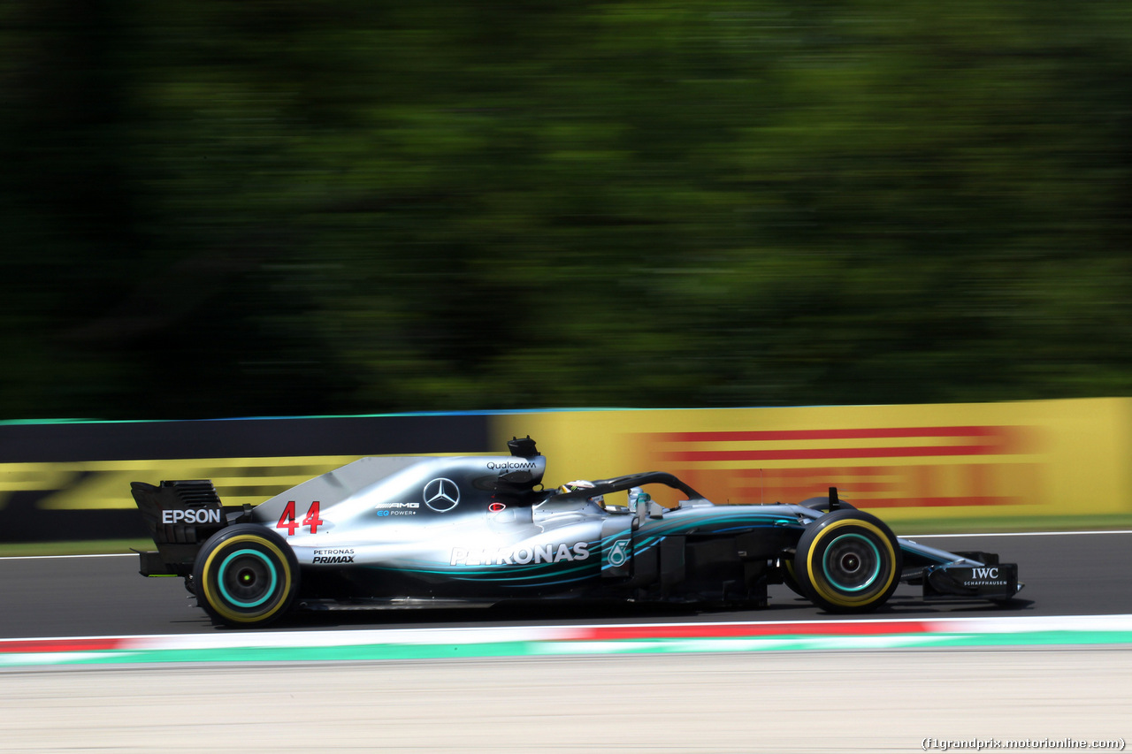 GP UNGHERIA, 27.07.2018 - Prove Libere 1, Lewis Hamilton (GBR) Mercedes AMG F1 W09
