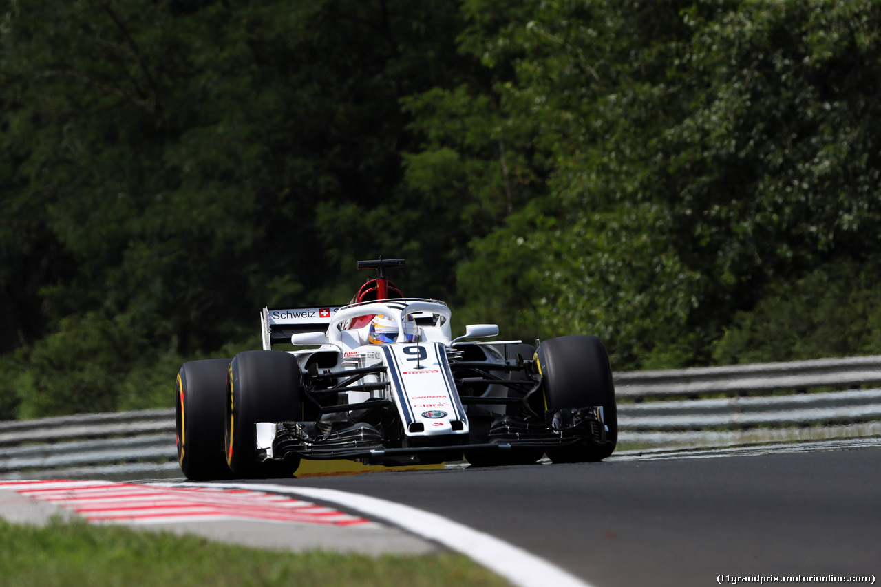 GP UNGHERIA, 27.07.2018 - Prove Libere 1, Marcus Ericsson (SUE) Sauber C37