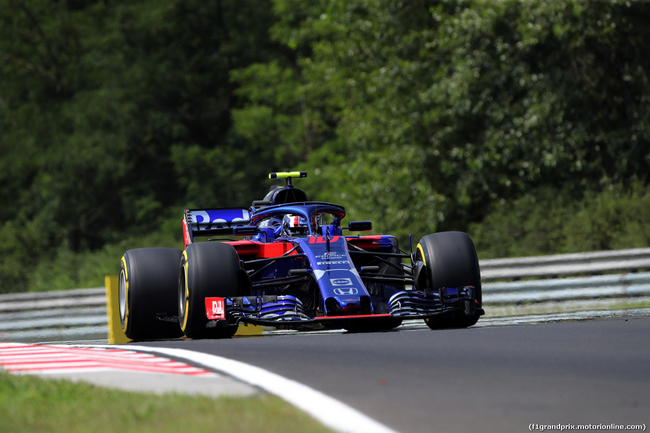 GP UNGHERIA, 27.07.2018 - Prove Libere 1, Pierre Gasly (FRA) Scuderia Toro Rosso STR13