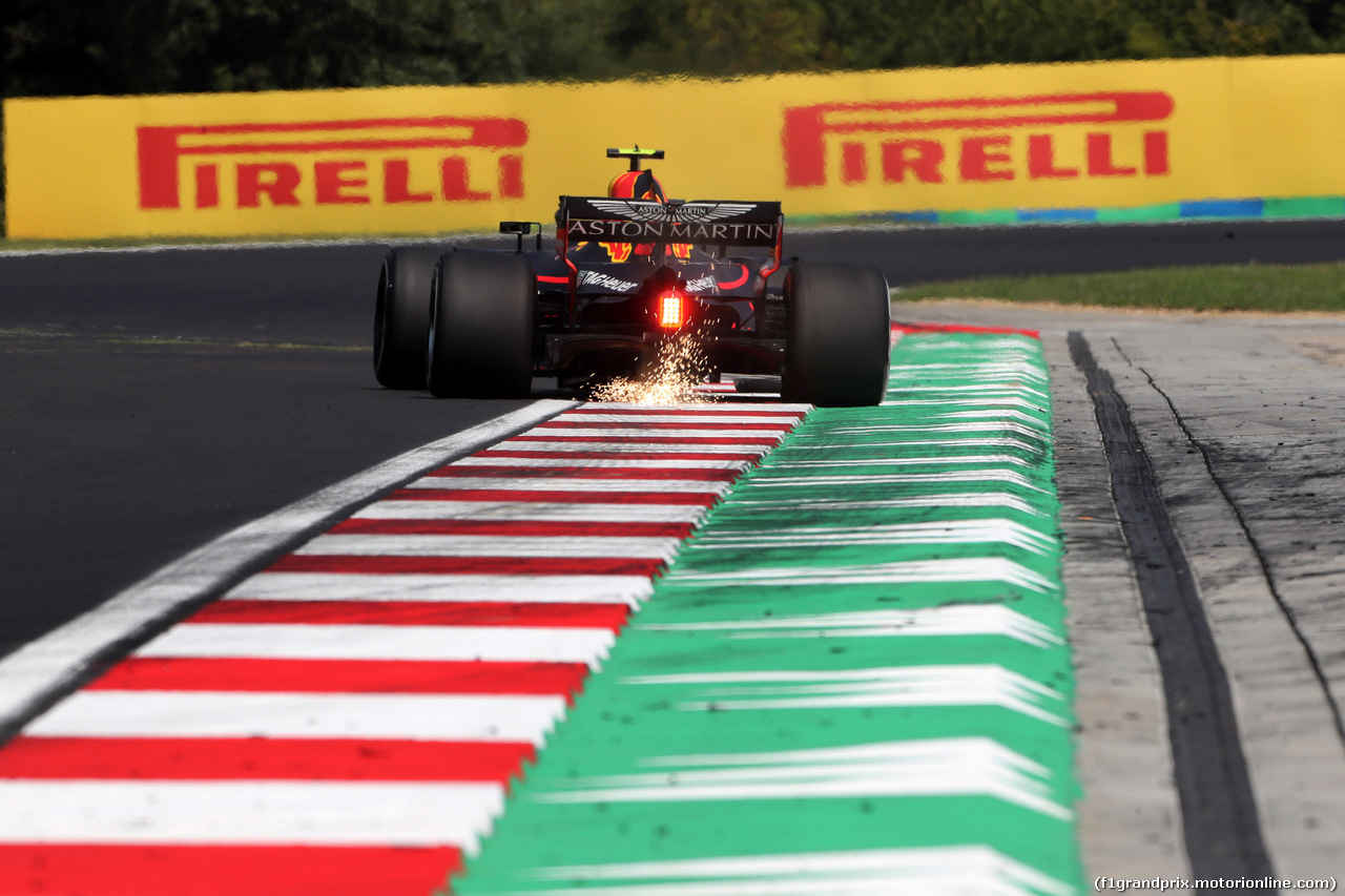 GP UNGHERIA, 27.07.2018 - Prove Libere 1, Max Verstappen (NED) Red Bull Racing RB14