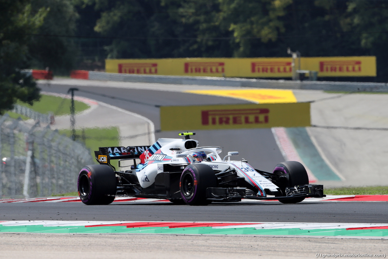 GP UNGHERIA, 27.07.2018 - Prove Libere 1, Sergey Sirotkin (RUS) Williams FW41