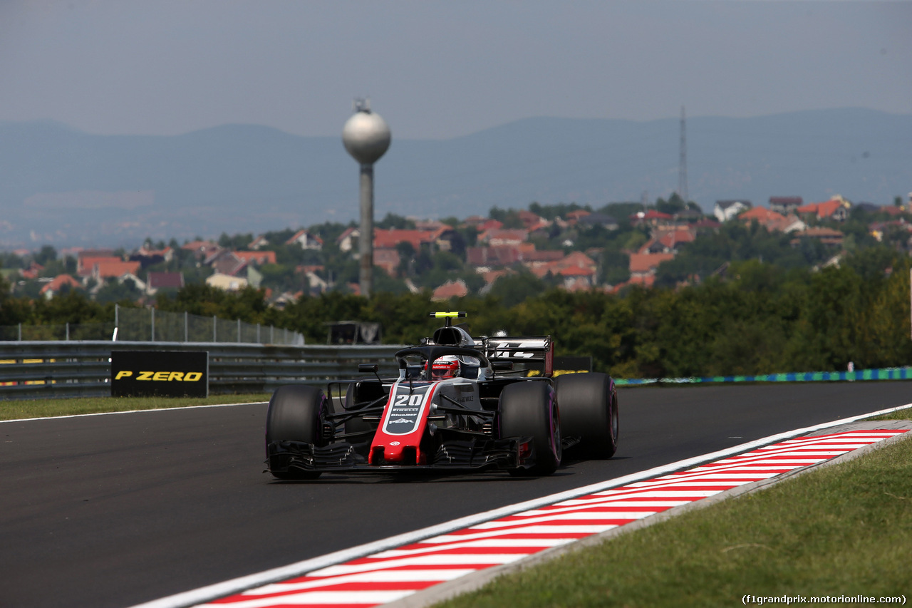 GP UNGHERIA, 27.07.2018 - Prove Libere 1, Kevin Magnussen (DEN) Haas F1 Team VF-18