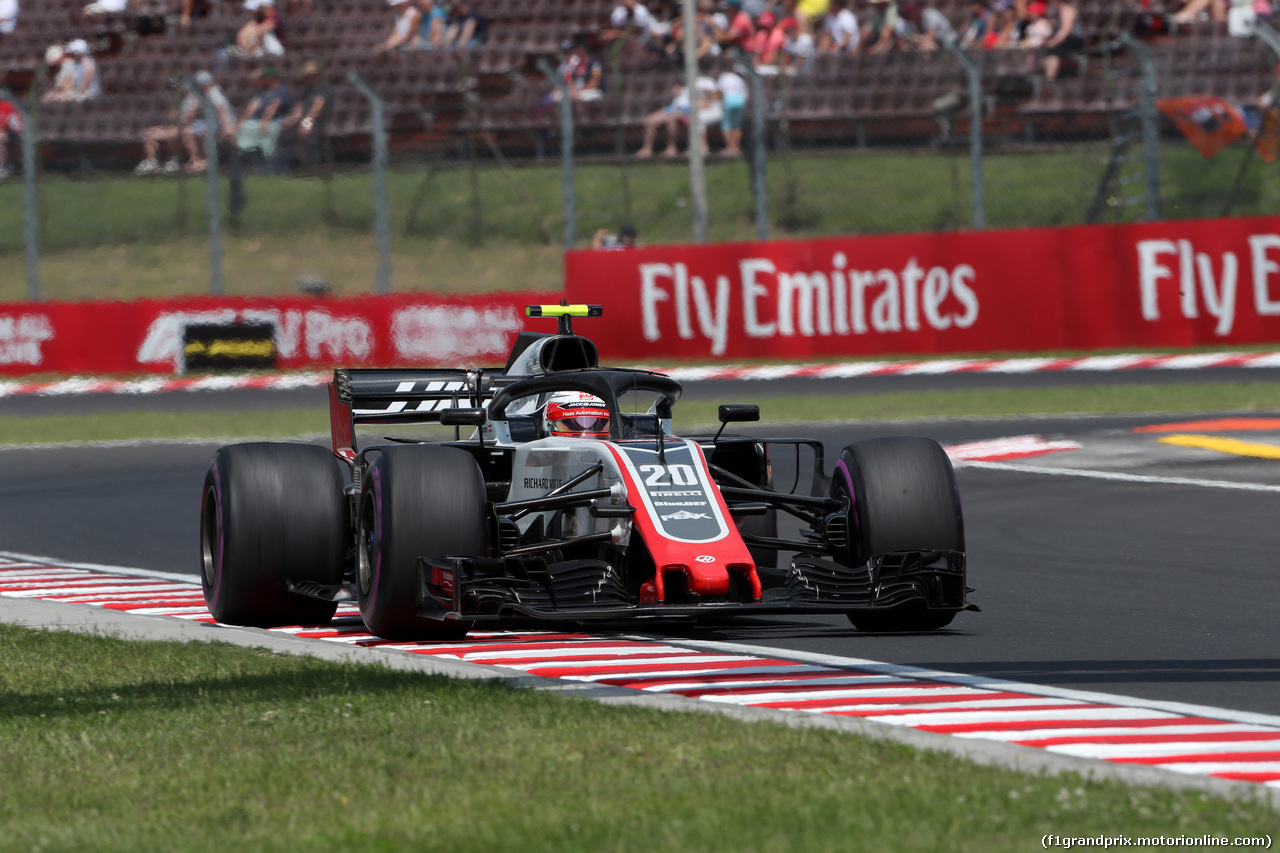 GP UNGHERIA, 27.07.2018 - Prove Libere 1, Kevin Magnussen (DEN) Haas F1 Team VF-18