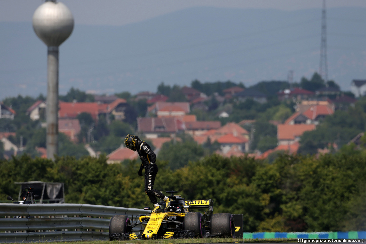 GP UNGHERIA, 27.07.2018 - Prove Libere 1, Nico Hulkenberg (GER) Renault Sport F1 Team RS18