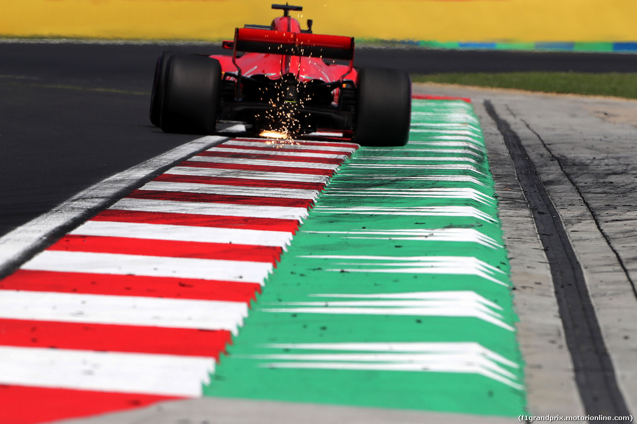 GP UNGHERIA, 27.07.2018 - Prove Libere 1, Sebastian Vettel (GER) Ferrari SF71H