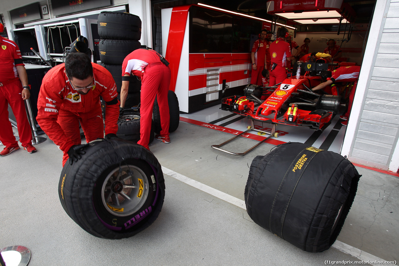 GP UNGHERIA, 27.07.2018 - Prove Libere 2, Sebastian Vettel (GER) Ferrari SF71H