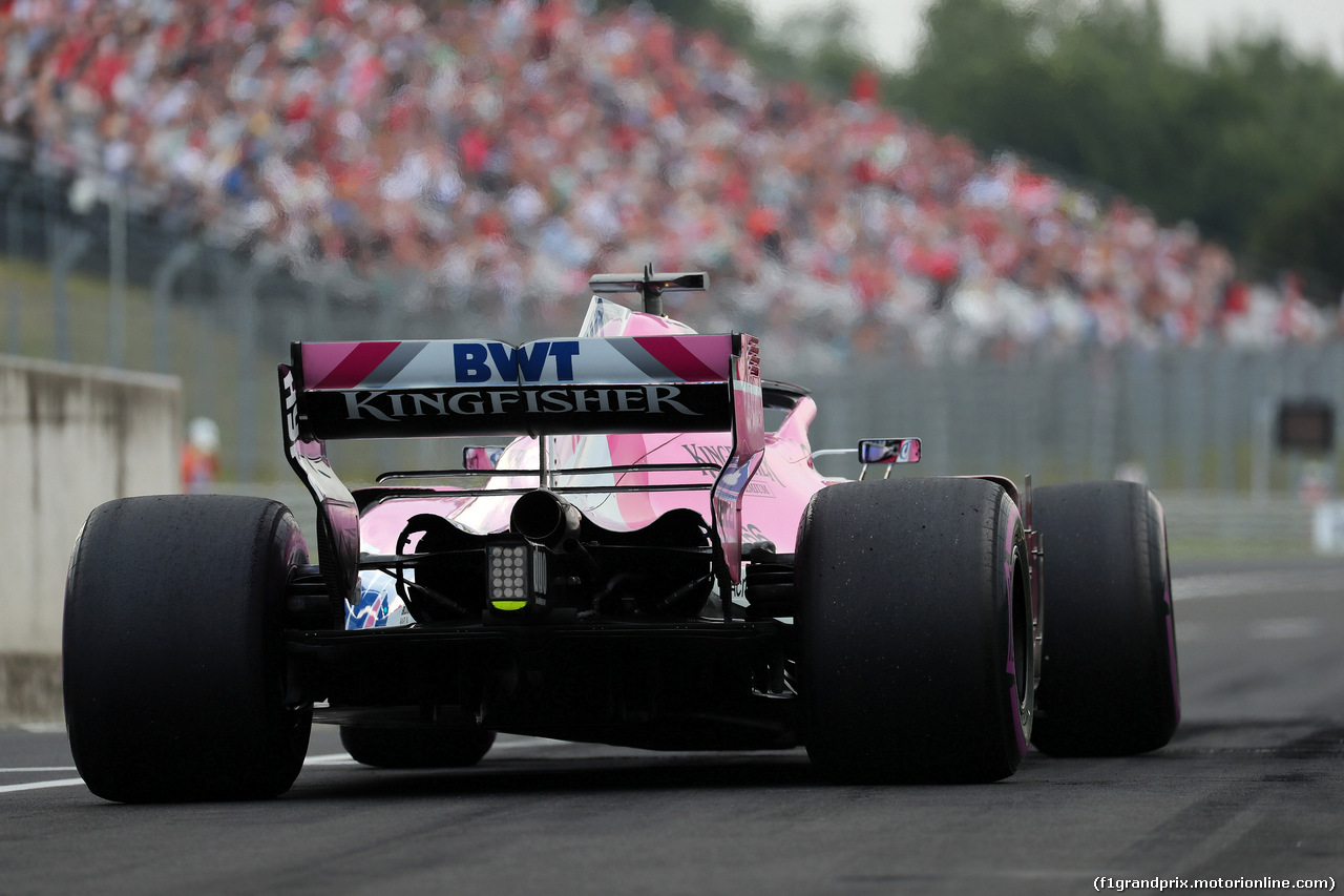 GP UNGHERIA, 27.07.2018 - Prove Libere 2, Sergio Perez (MEX) Sahara Force India F1 VJM011