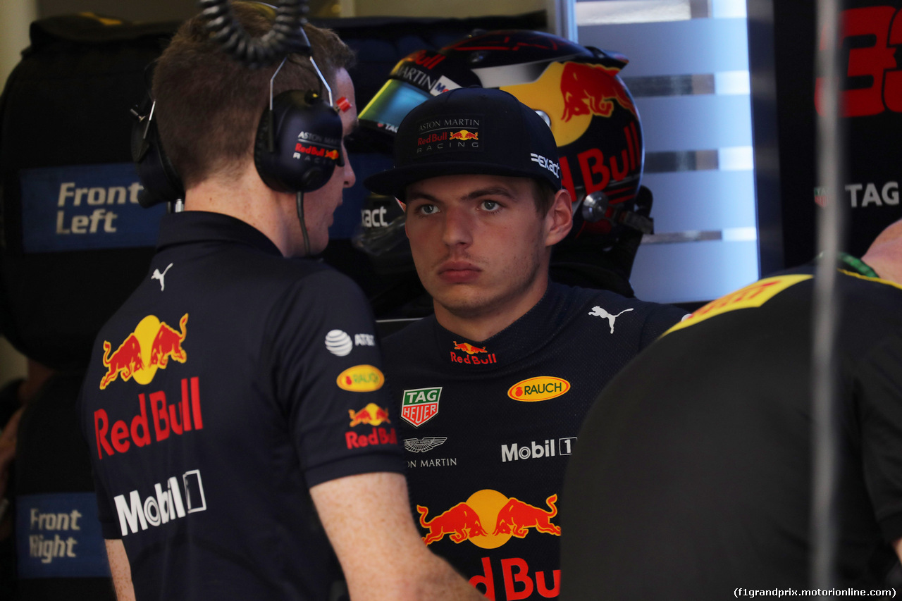 GP UNGHERIA, 27.07.2018 - Prove Libere 2, Max Verstappen (NED) Red Bull Racing RB14