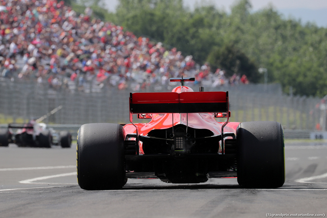 GP UNGHERIA, 27.07.2018 - Prove Libere 2, Sebastian Vettel (GER) Ferrari SF71H