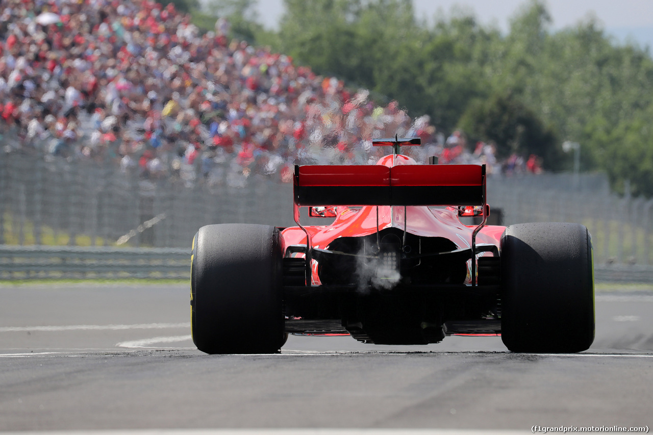 GP UNGHERIA, 27.07.2018 - Prove Libere 2, Sebastian Vettel (GER) Ferrari SF71H