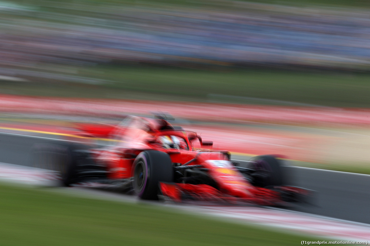 GP UNGHERIA, 27.07.2018 - Prove Libere 2, Sebastian Vettel (GER) Ferrari SF71H
