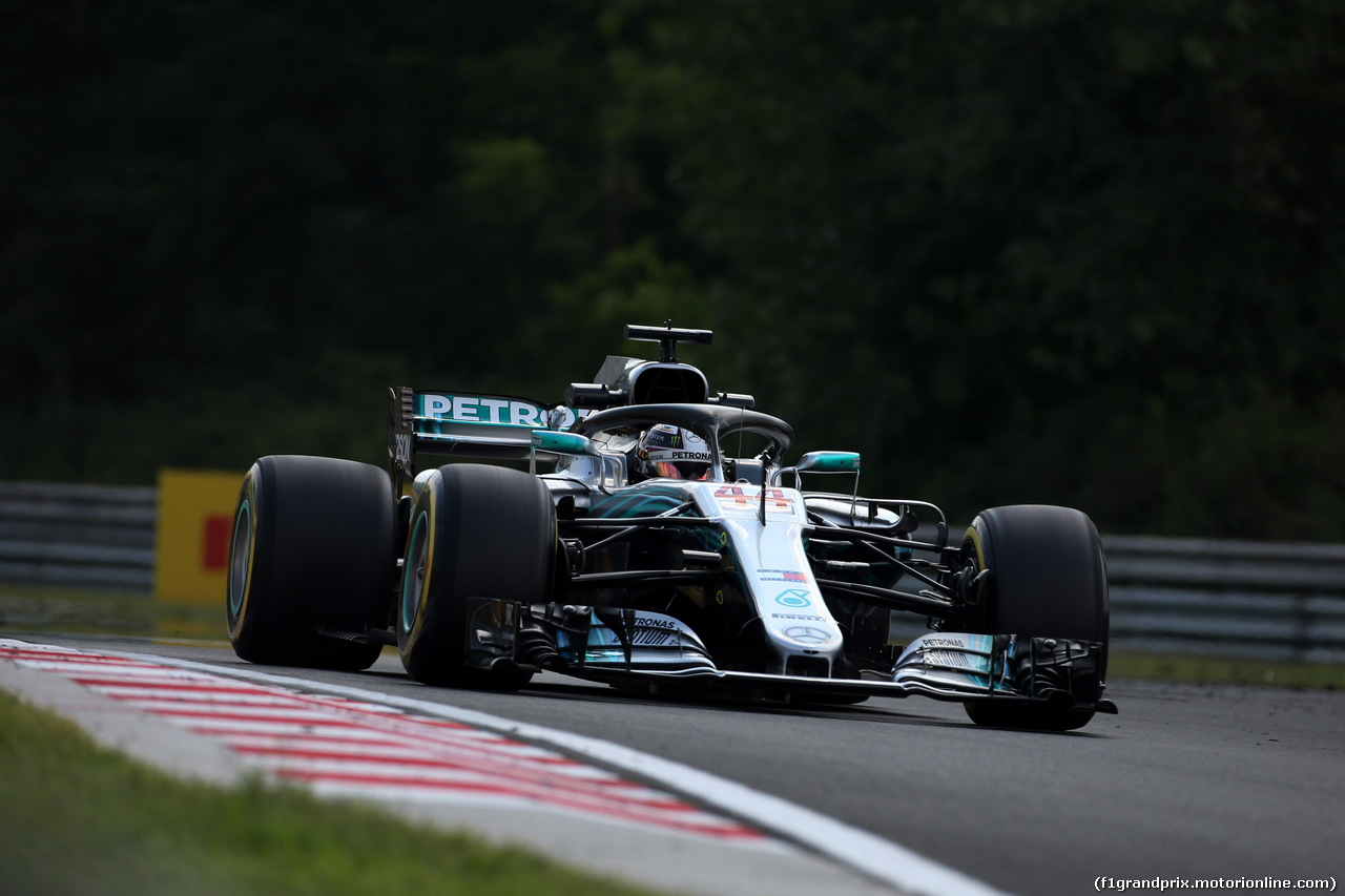 GP UNGHERIA, 27.07.2018 - Prove Libere 2, Lewis Hamilton (GBR) Mercedes AMG F1 W09