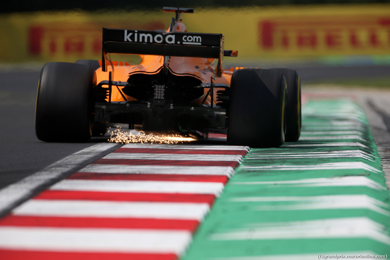 GP UNGHERIA, 27.07.2018 - Prove Libere 2, Fernando Alonso (ESP) McLaren MCL33
