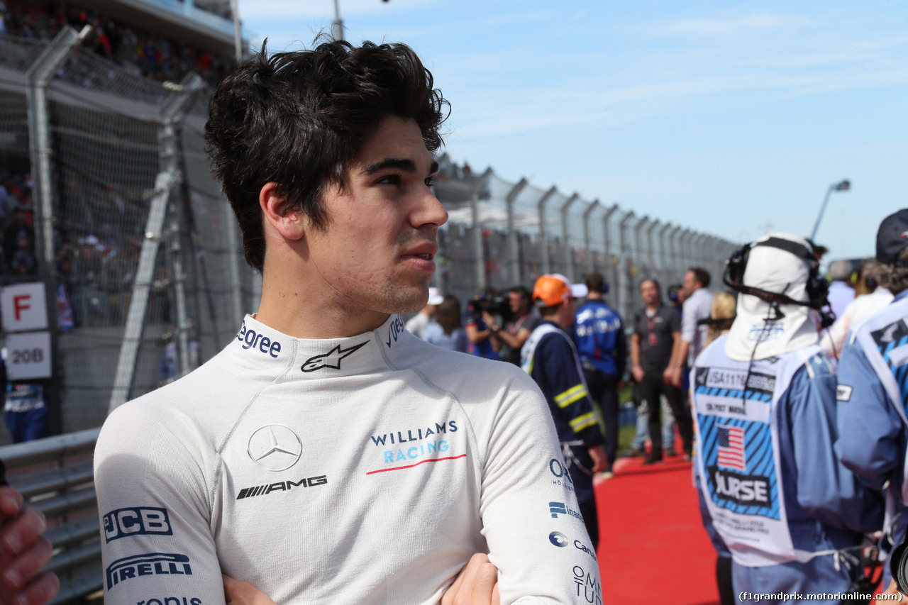 GP USA, 21.10.2018- Gara, Lance Stroll (CDN) Williams FW41