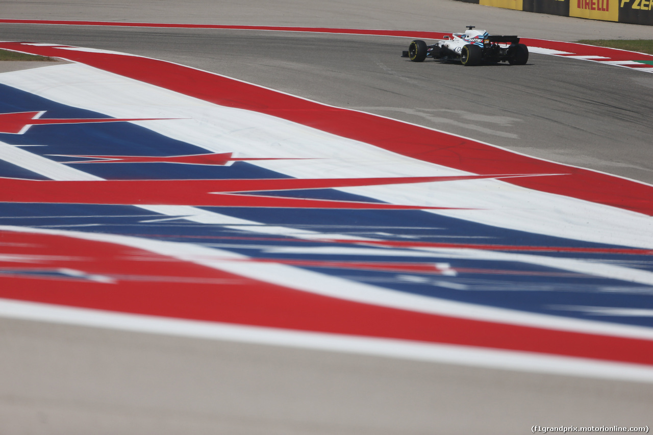 GP USA, 21.10.2018- Gara, Lance Stroll (CDN) Williams FW41