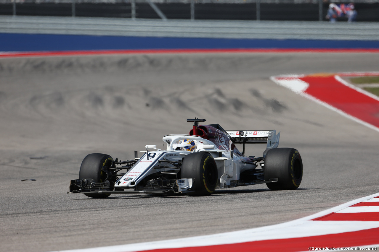 GP USA, 21.10.2018- Gara, Sergej Sirotkin (RUS) Williams F1 Team FW41