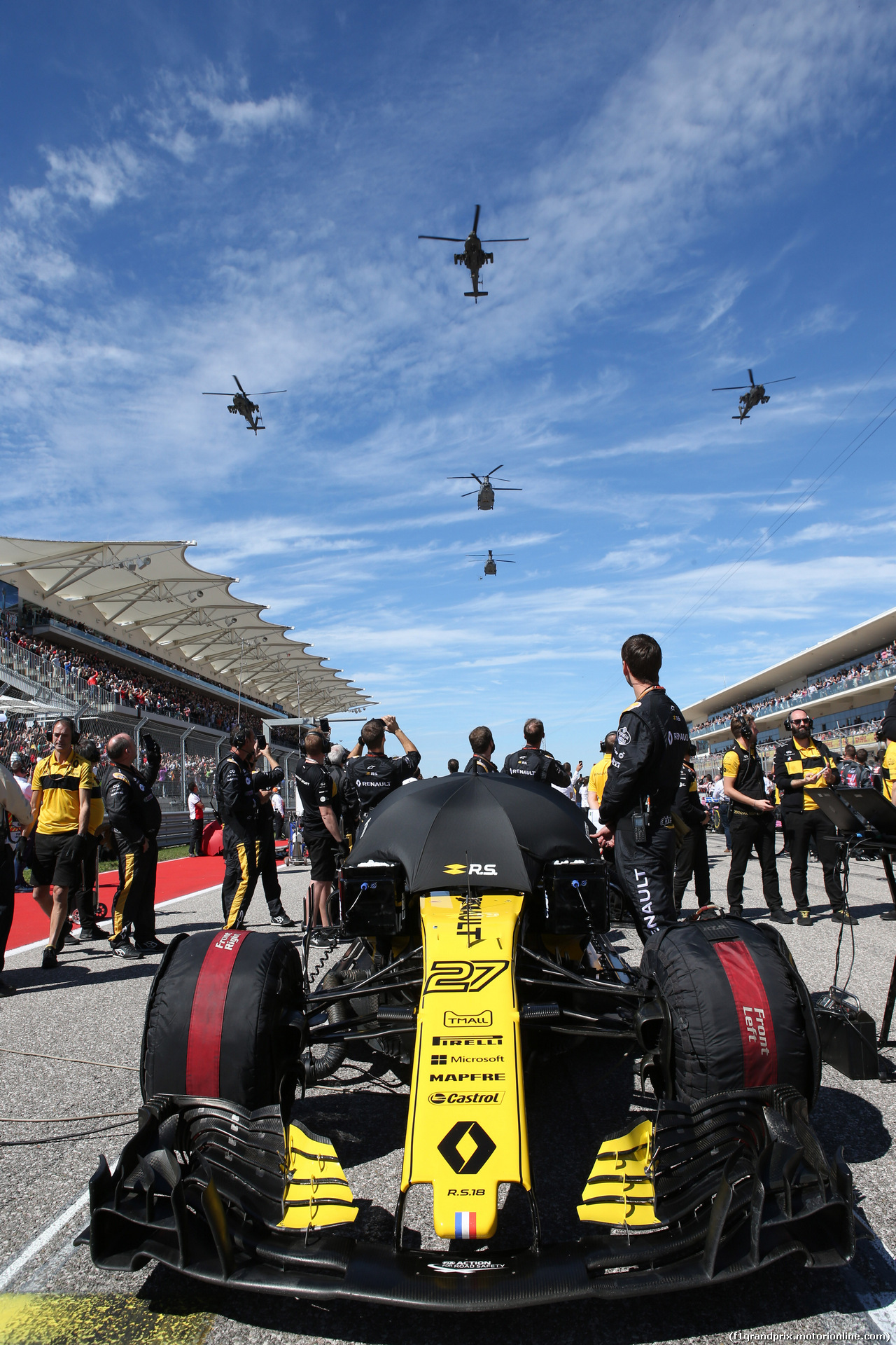 GP USA, 21.10.2018- Nico Hulkenberg (GER) Renault Sport F1 Team RS18