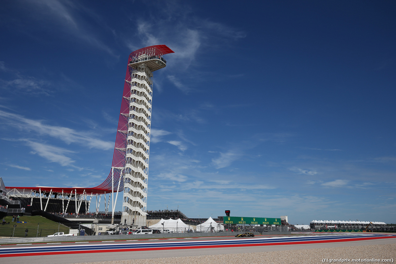 GP USA, 21.10.2018- Gara, Carlos Sainz Jr (ESP) Renault Sport F1 Team RS18