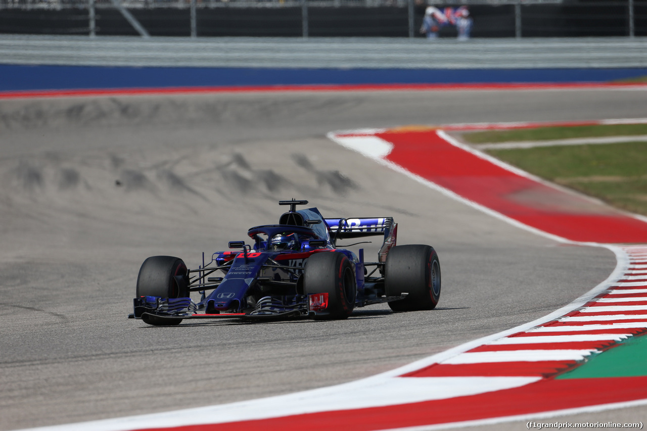 GP USA, 21.10.2018- Gara, Brendon Hartley (FRA) Scuderia Toro Rosso STR13