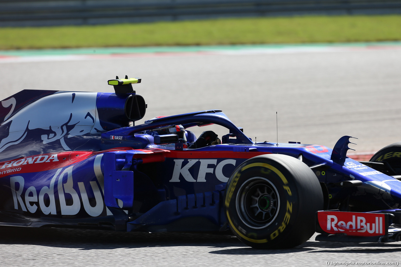 GP USA, 21.10.2018- Gara, Pierre Gasly (FRA) Scuderia Toro Rosso STR13